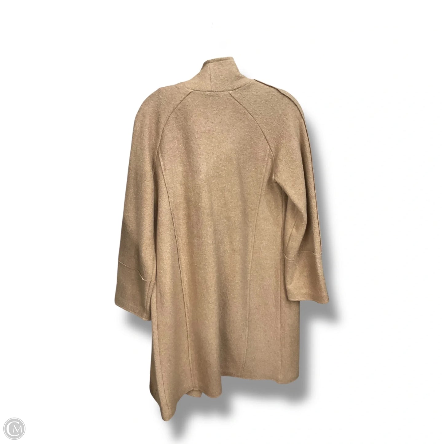 Coat Wool By Tahari In Brown, Size: M