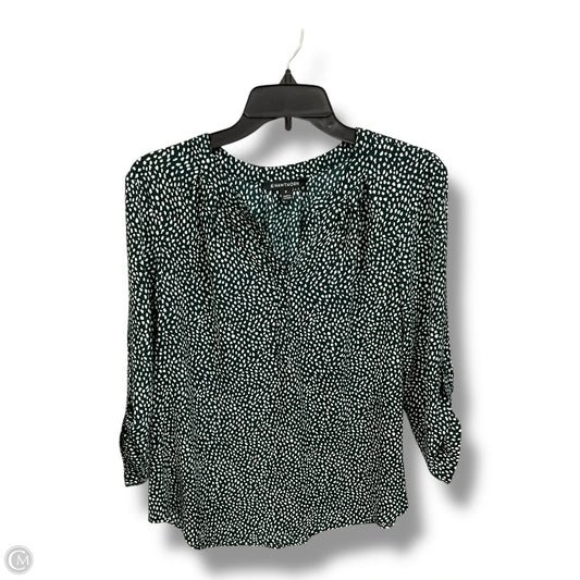 Blouse 3/4 Sleeve By 41 Hawthorn In Green, Size: M