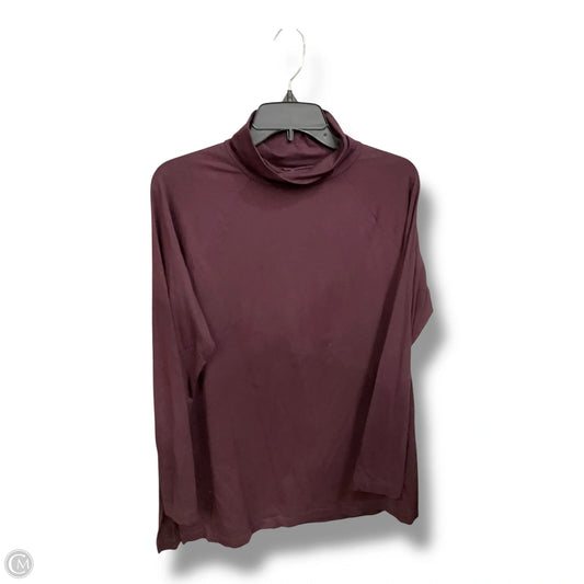 Top Long Sleeve Basic By J. Jill In Purple, Size: L