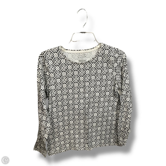 Top Long Sleeve Basic By J. Jill In Purple, Size: S