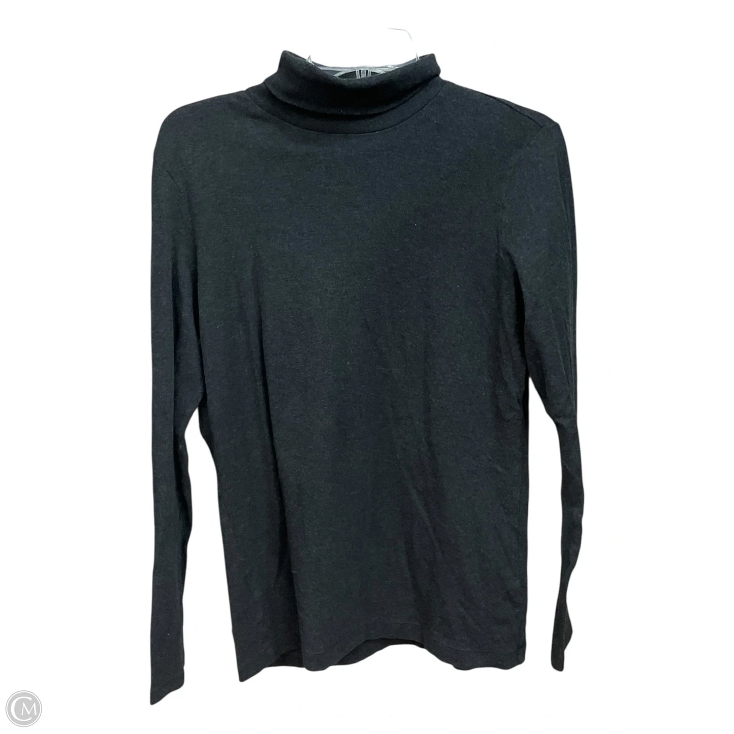 Top Long Sleeve Basic By Eddie Bauer In Grey, Size: L