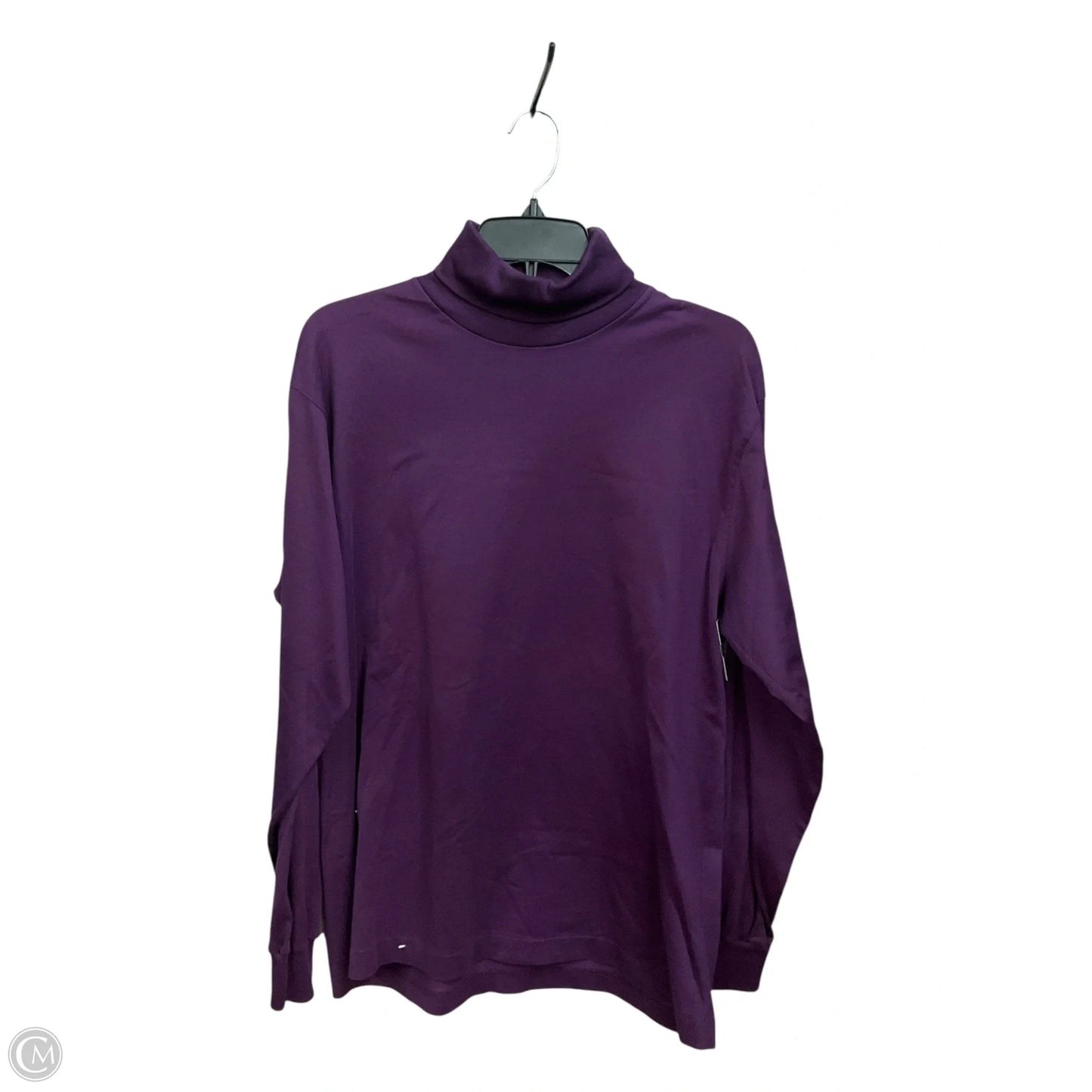 Top Long Sleeve Basic By Clothes Mentor In Purple, Size: L