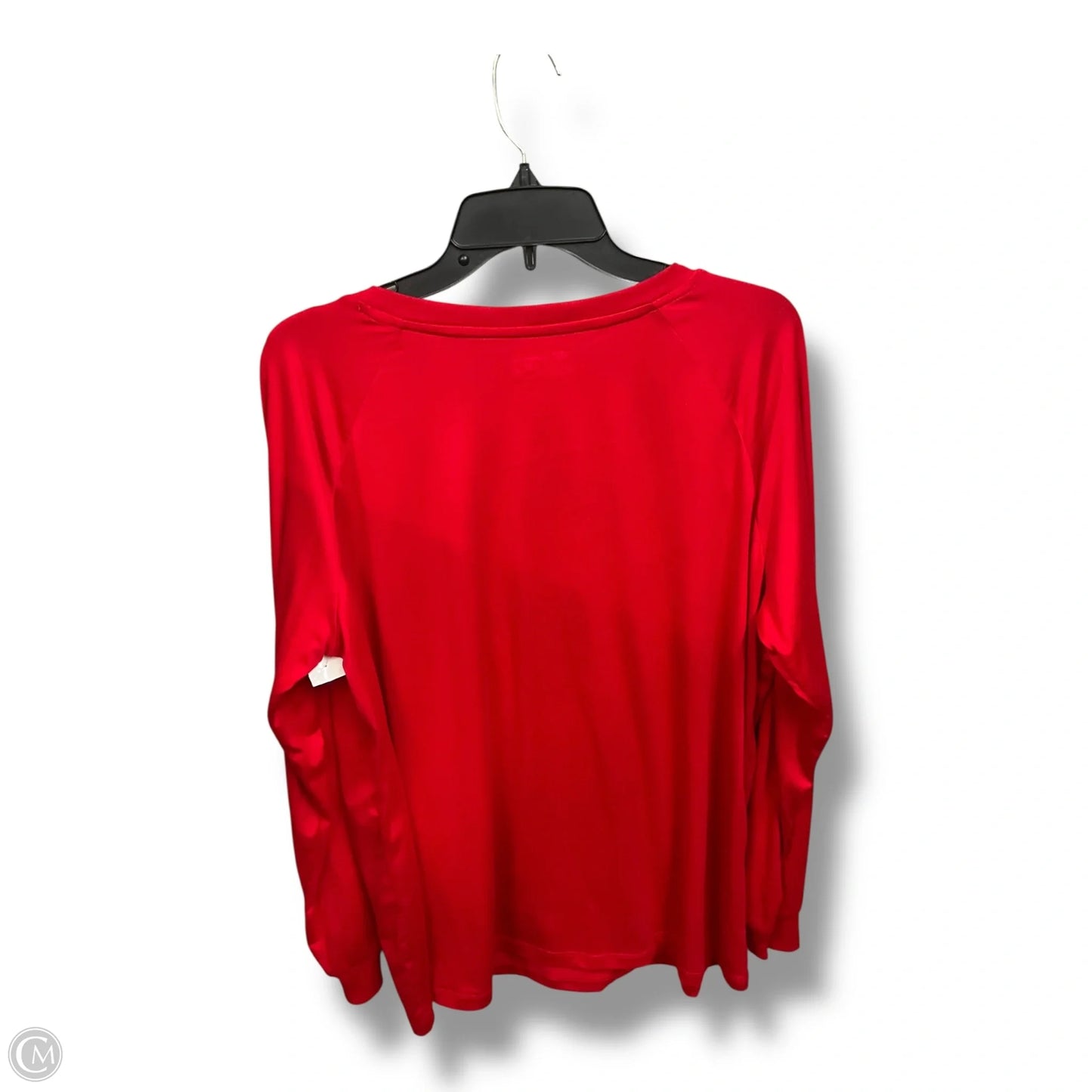 Top Long Sleeve By Cme In Red, Size: Xl