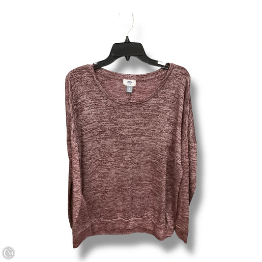 Top Long Sleeve By Old Navy In Purple, Size: Xl