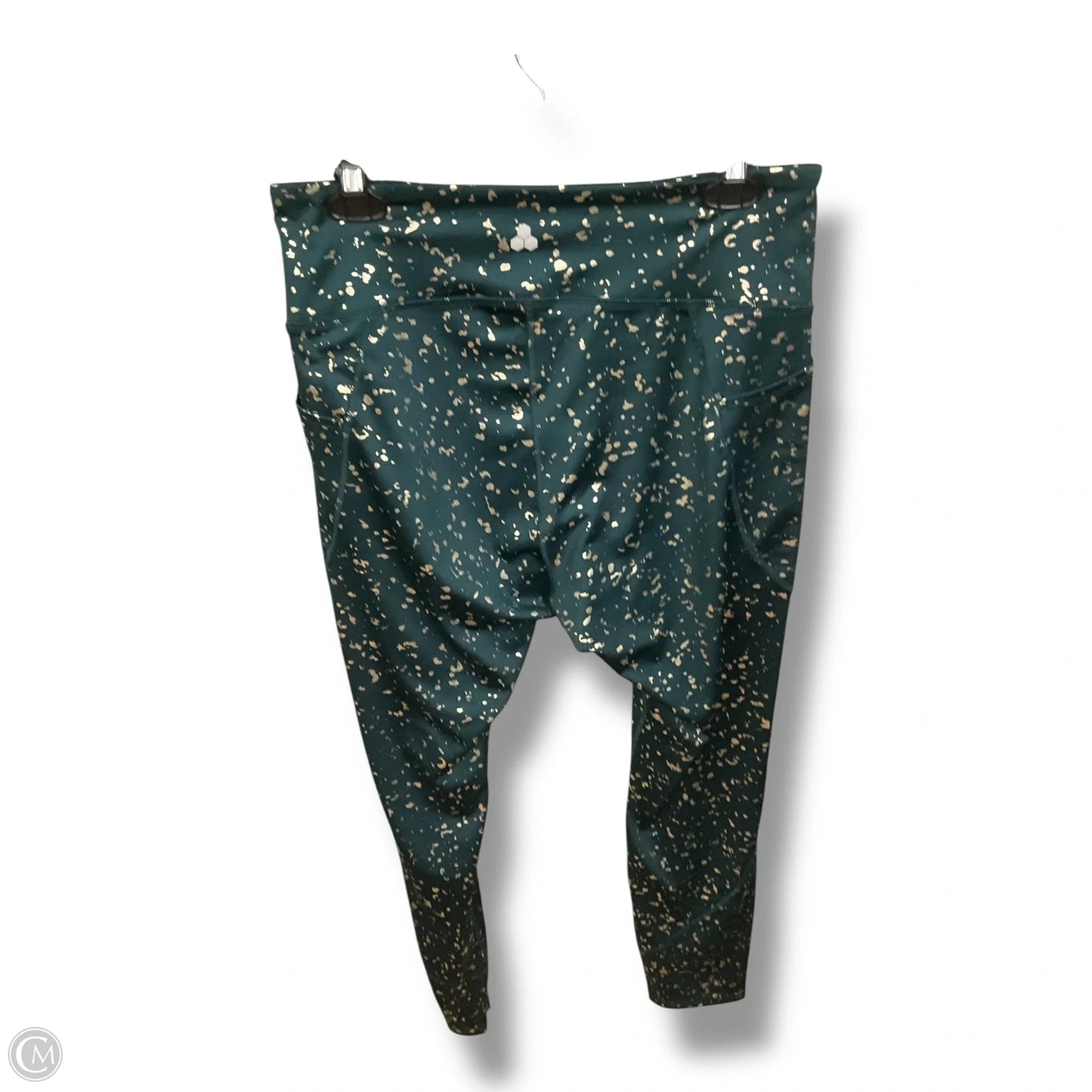 Athletic Leggings By Tek Gear In Green, Size: Xl