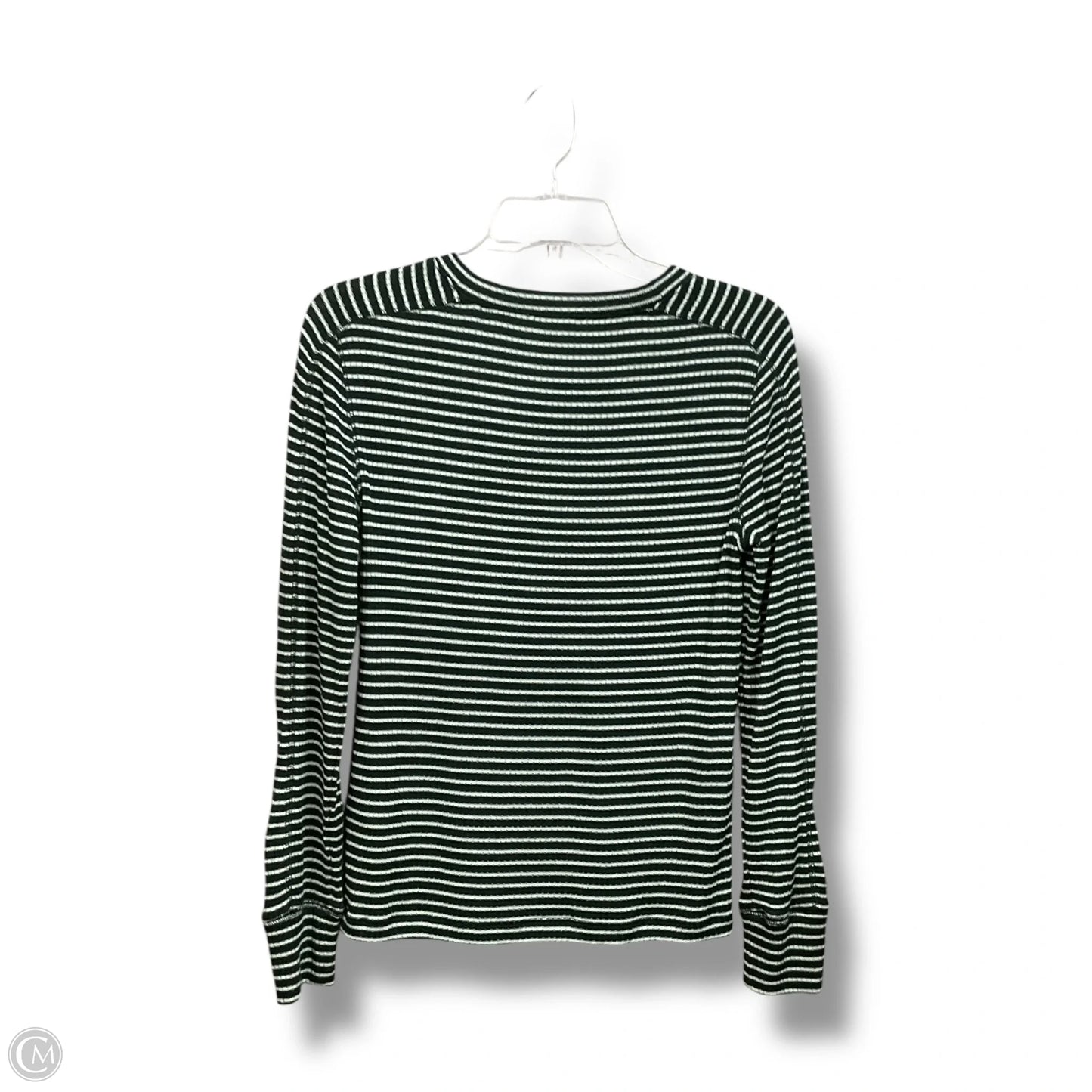 Top Long Sleeve By Madewell In Striped Pattern, Size: M