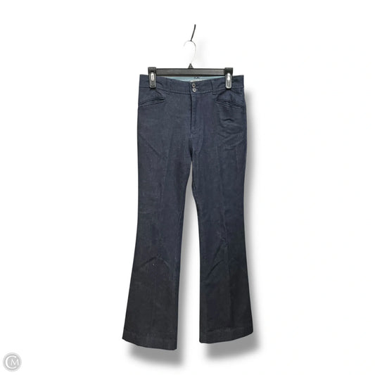 Jeans Flared By Anthropologie In Blue Denim, Size: 4