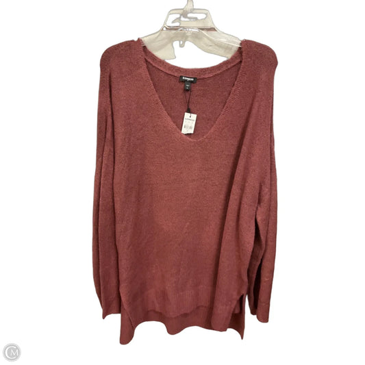 Sweater By Express In Purple, Size: Xl