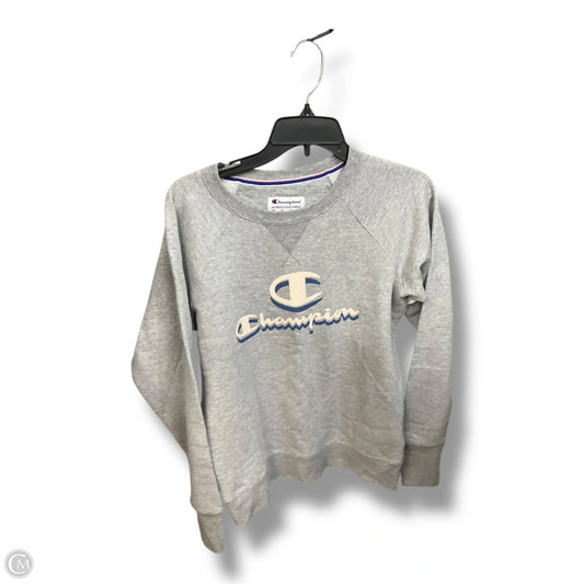 Sweatshirt Crewneck By Champion In Grey, Size: S