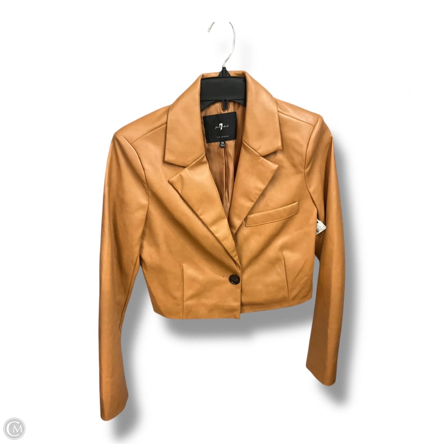 Jacket Other By 7 For All Mankind In Brown, Size: Xs