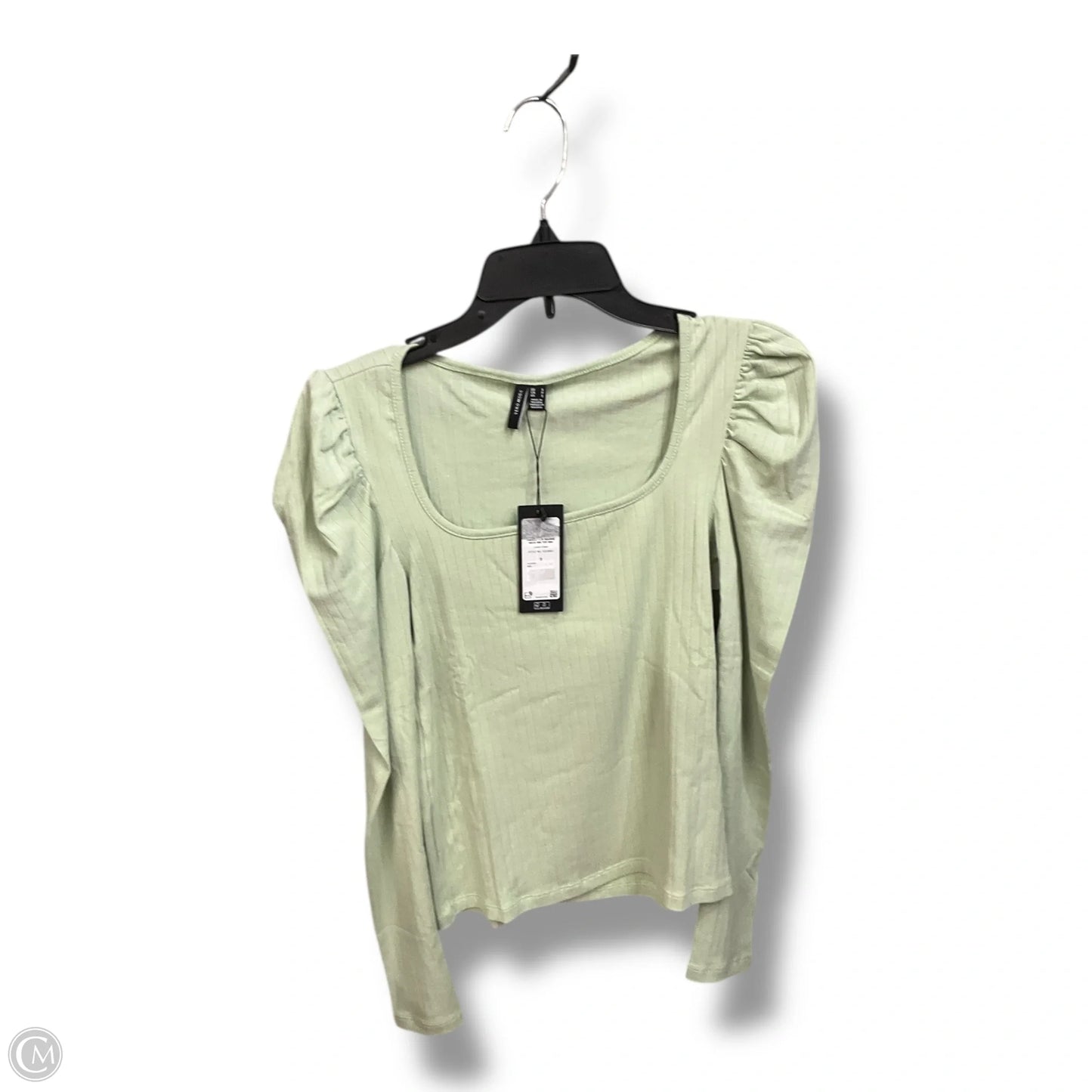 Top Long Sleeve Basic By Vero Moda In Green, Size: S