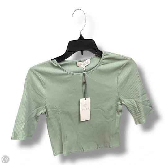 Top Short Sleeve Basic By Wayf In Green, Size: Xs