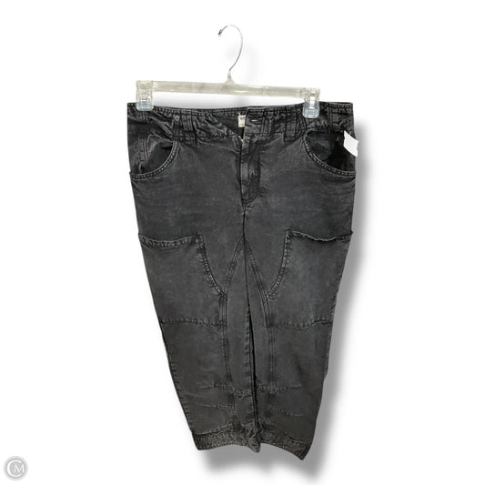 Jeans Straight By We The Free In Black Denim, Size: 12