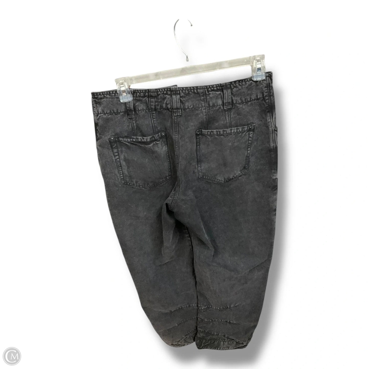 Jeans Straight By We The Free In Black Denim, Size: 12