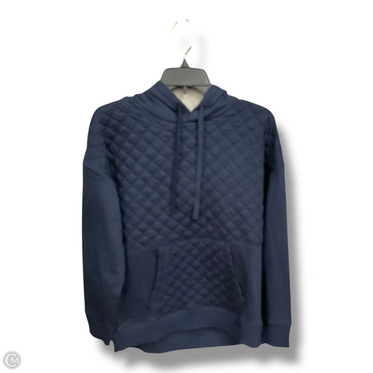 Sweatshirt Hoodie By Time And Tru In Blue, Size: M