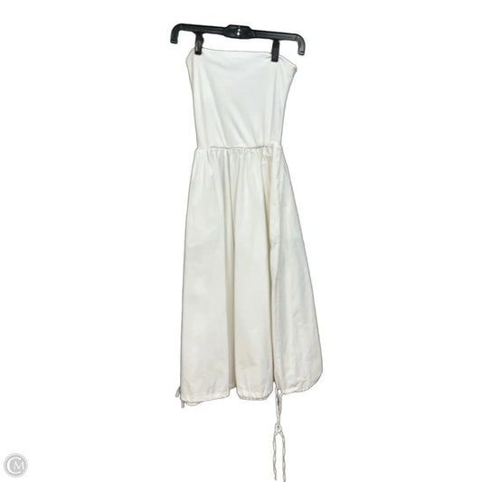 Dress Casual Midi By Daily Practice By Anthropologie In White, Size: Xs