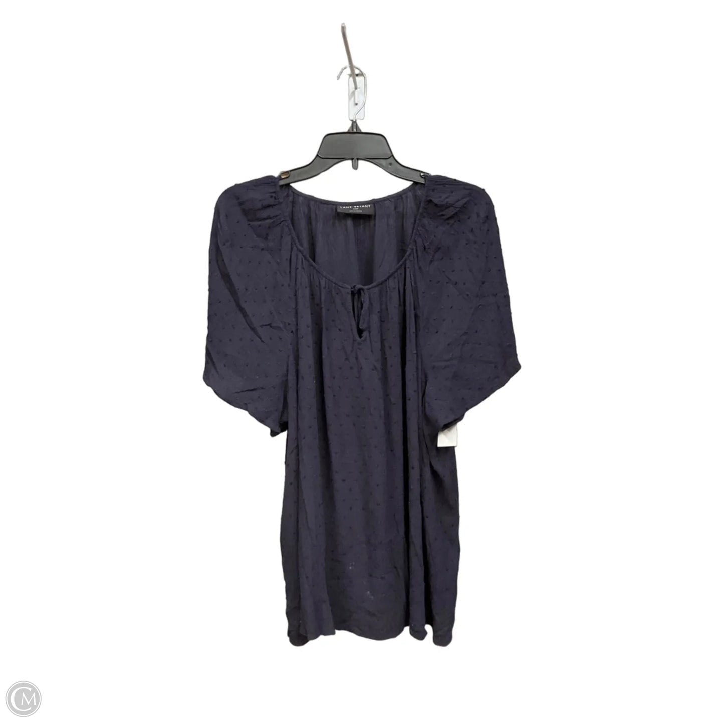 Top Short Sleeve Basic By Lane Bryant In Navy, Size: 3x