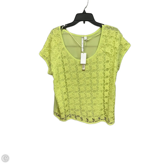 Top Short Sleeve Basic By Lc Lauren Conrad In Green, Size: Xl