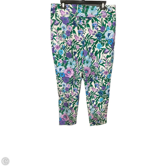 Pants Cropped By Talbots In Multi-colored, Size: 12
