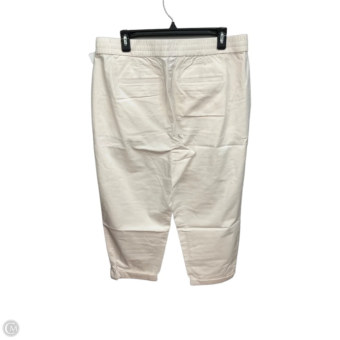 Pants Cropped By Talbots In Cream, Size: L