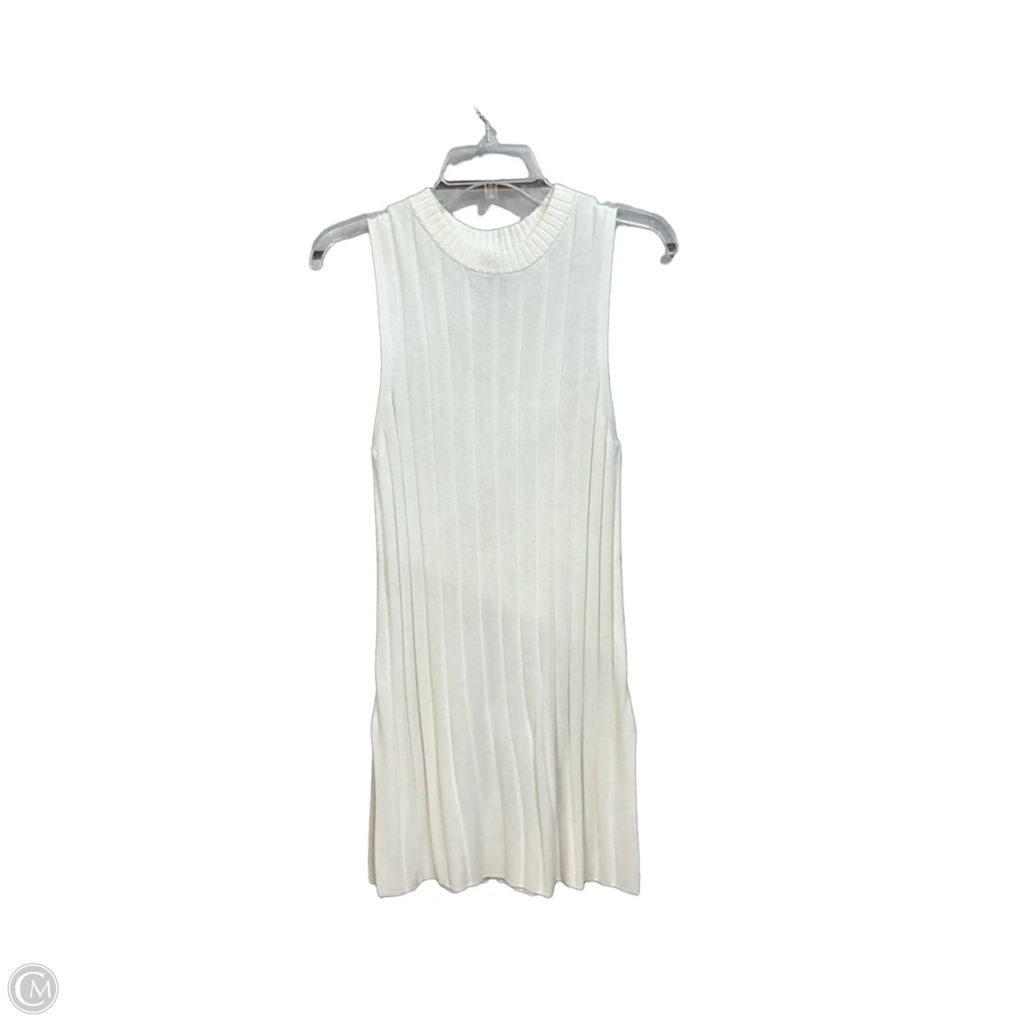 Dress Casual Midi By H&m In White, Size: S