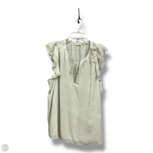Blouse Sleeveless By Clothes Mentor In Green, Size: 2x