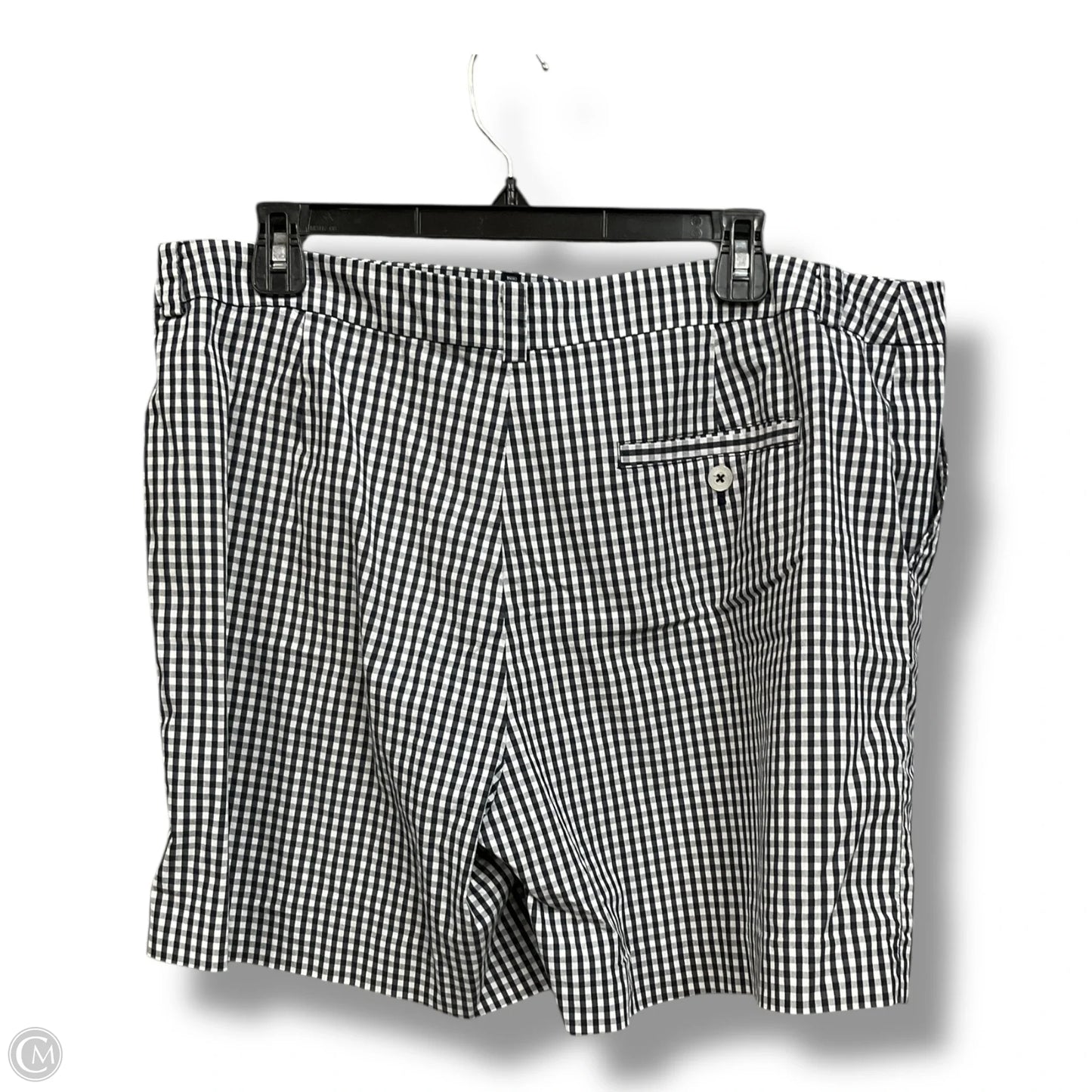 Shorts By Jones New York In Black & White, Size: 16