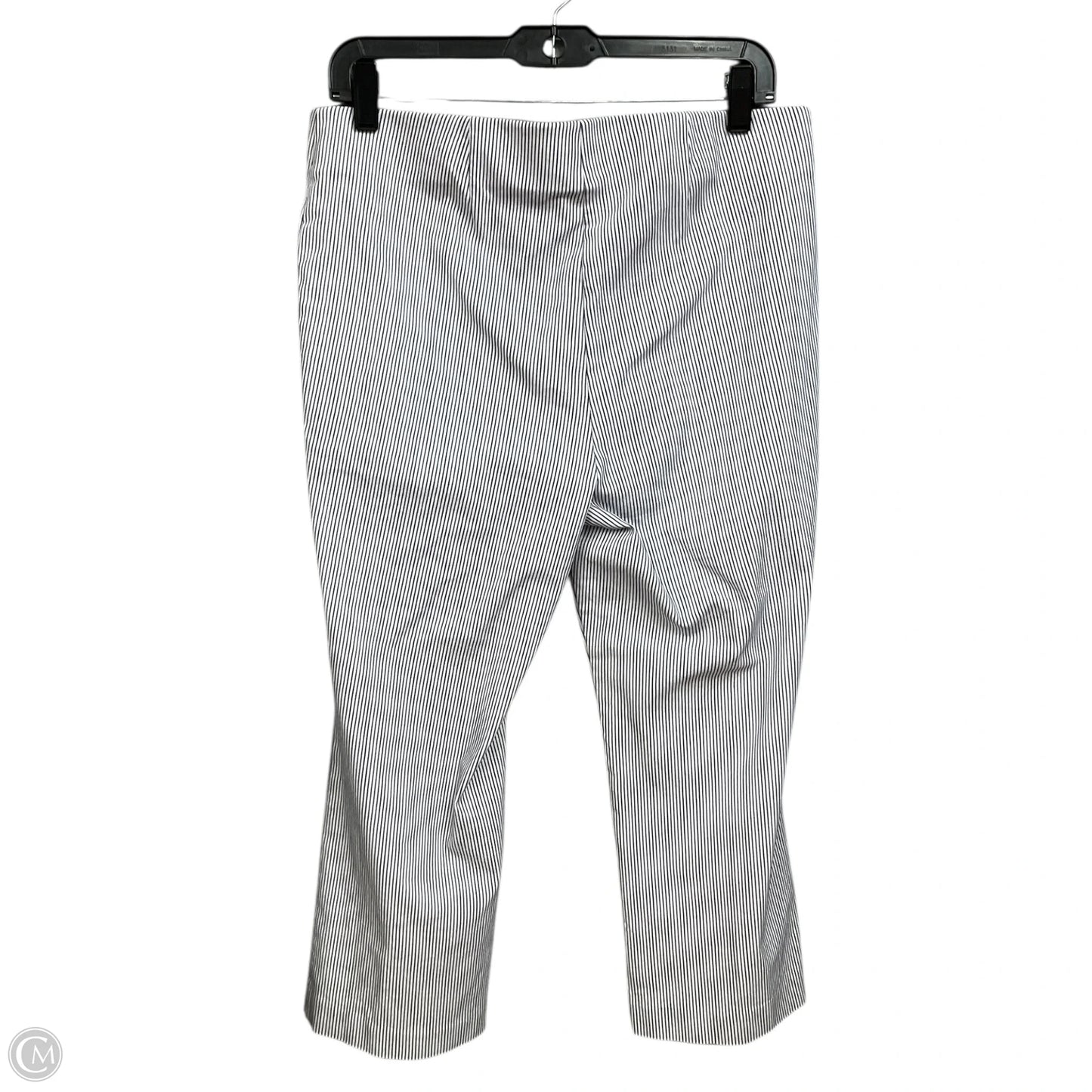 Capris By Counterparts In Striped Pattern, Size: M