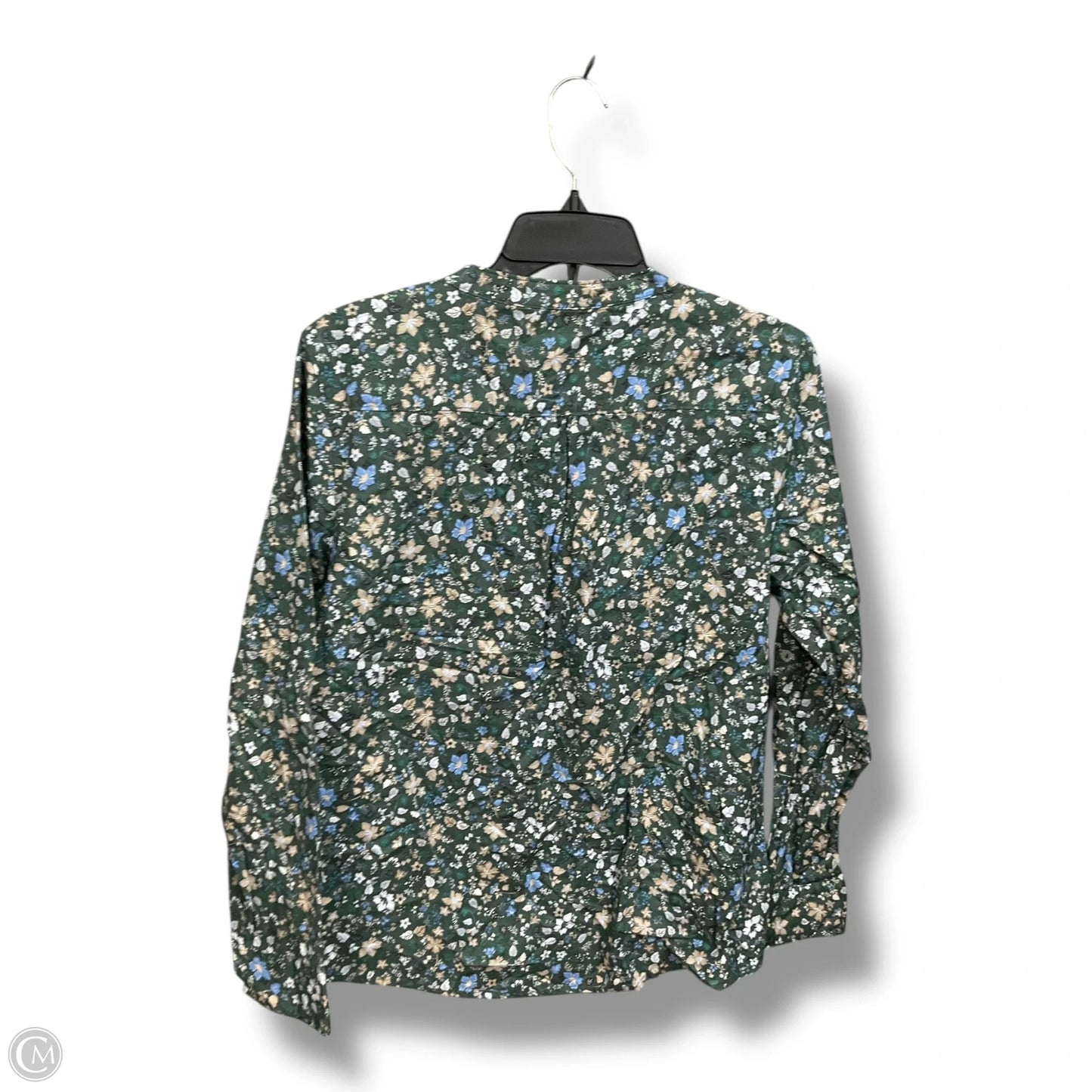 Blouse Long Sleeve By Carve Designs In Green, Size: S