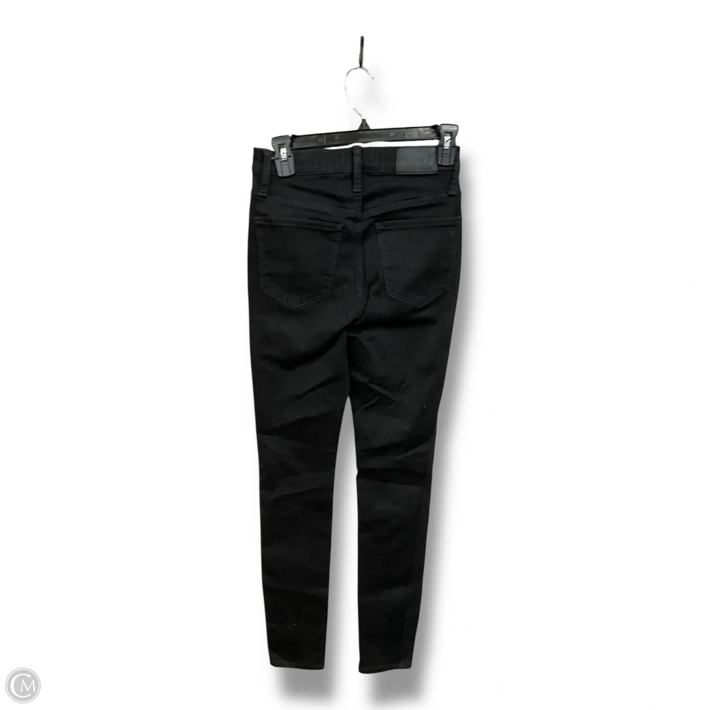 Jeans Skinny By Madewell In Black Denim, Size: 4