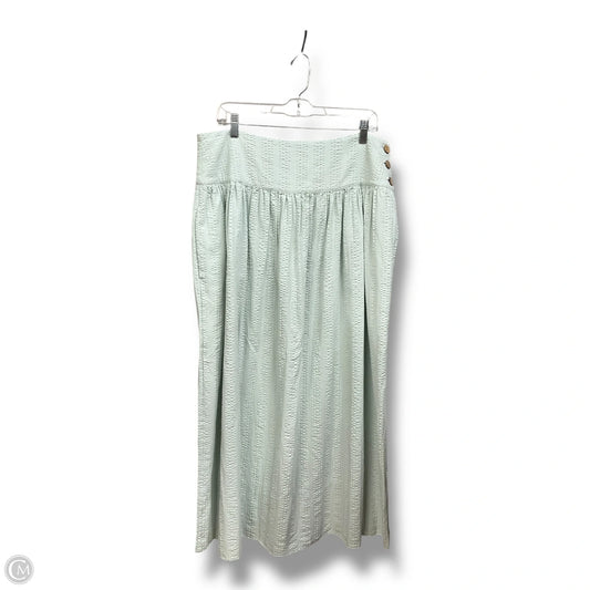 Skirt Maxi By Free People In Green, Size: Xl