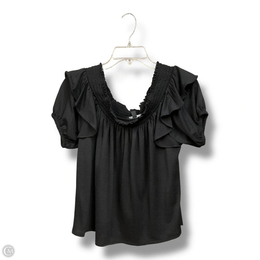 Top Short Sleeve Basic By Inc In Black, Size: S