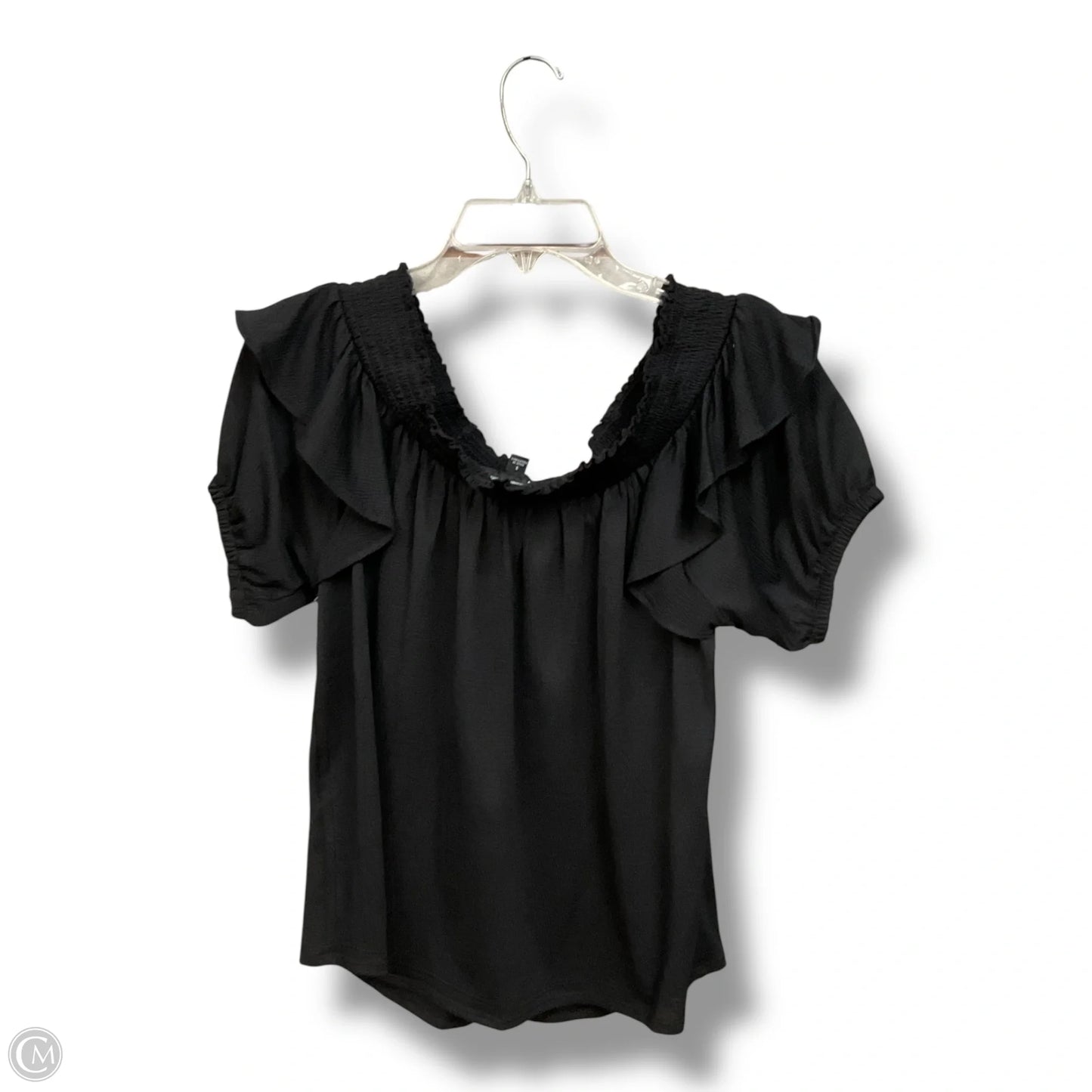 Top Short Sleeve Basic By Inc In Black, Size: S