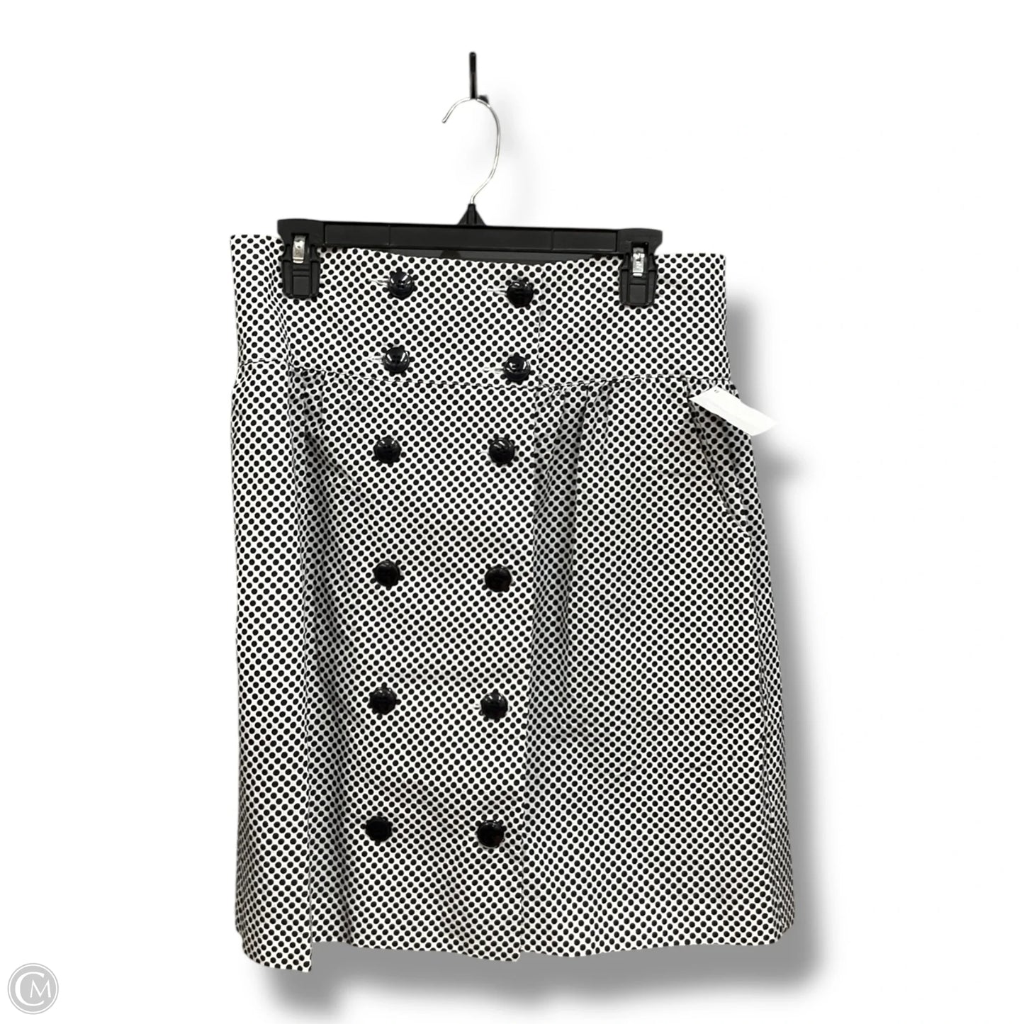 Skirt Midi By Clothes Mentor In Black & White, Size: L