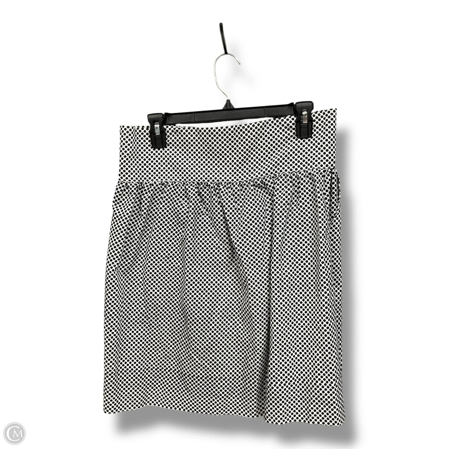 Skirt Midi By Clothes Mentor In Black & White, Size: L