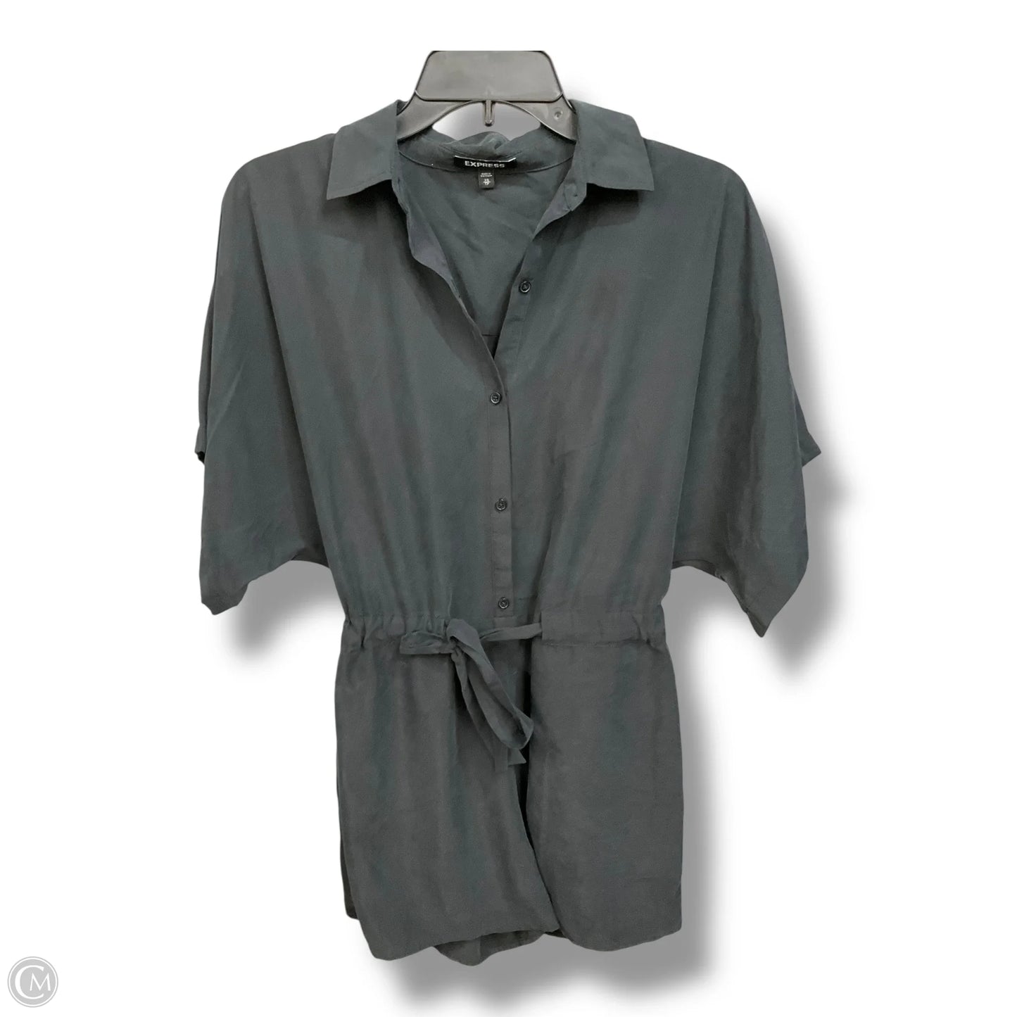 Romper By Express In Grey, Size: Xs