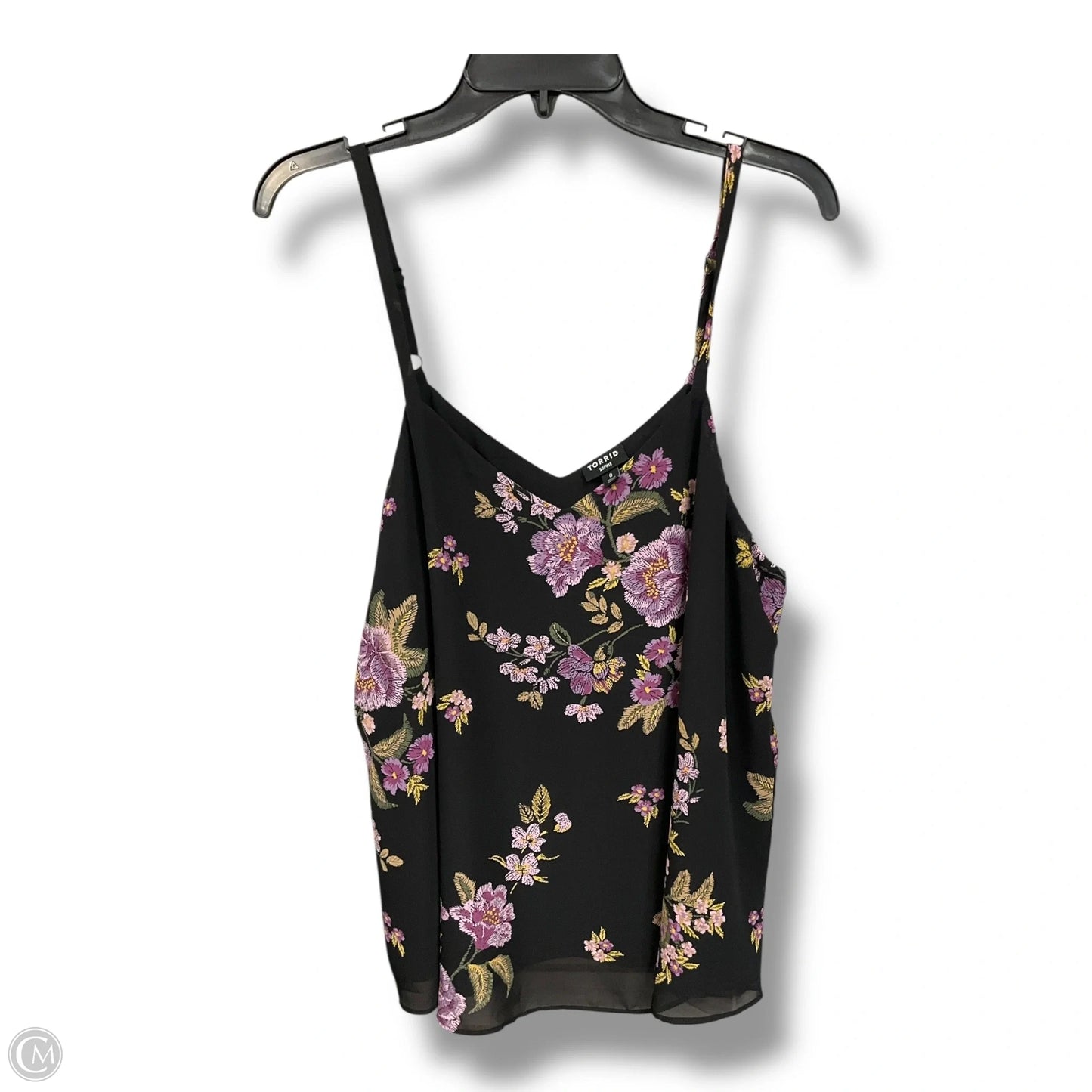 Blouse Sleeveless By Torrid In Multi-colored, Size: L