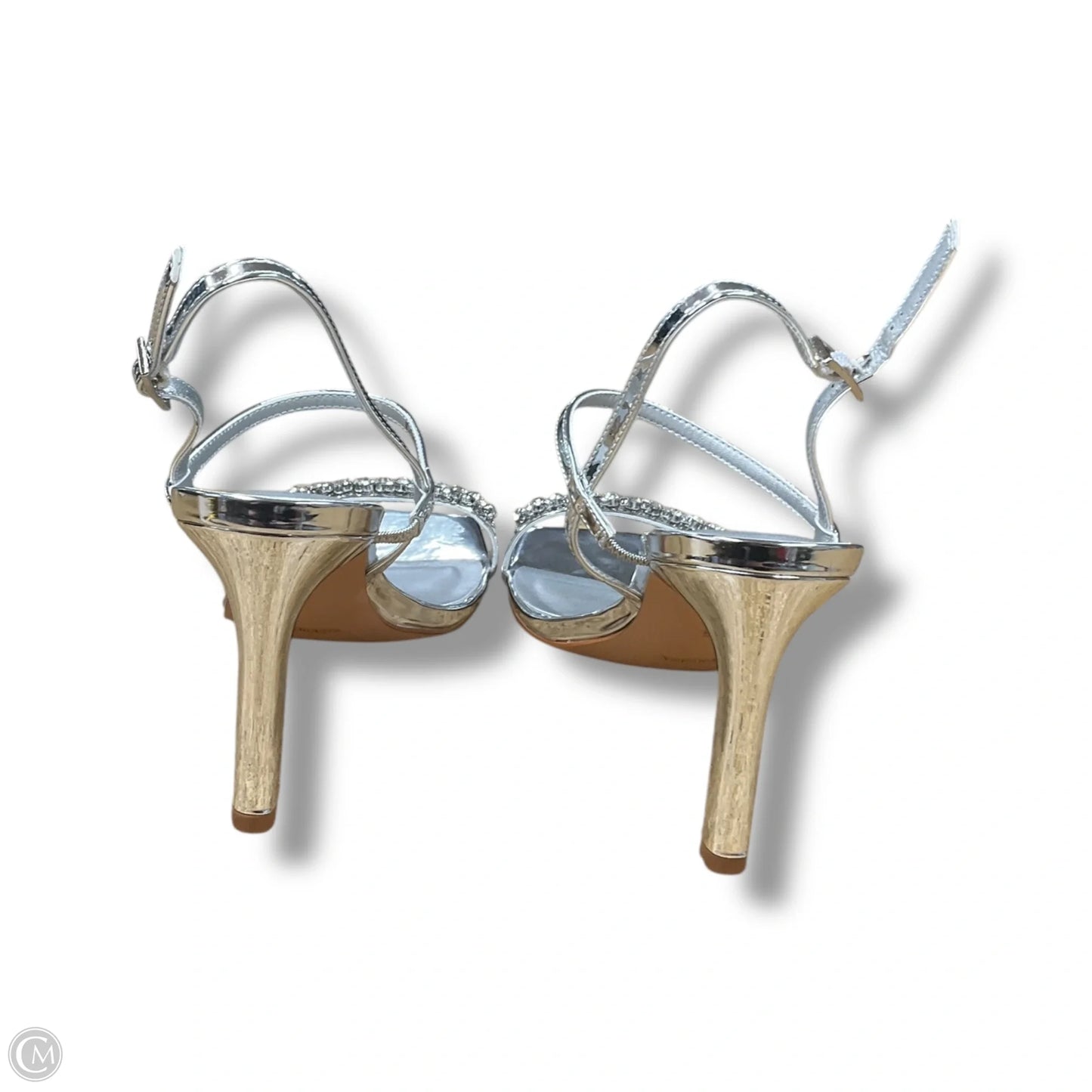 Shoes Heels Stiletto By Clothes Mentor In Silver, Size: 8