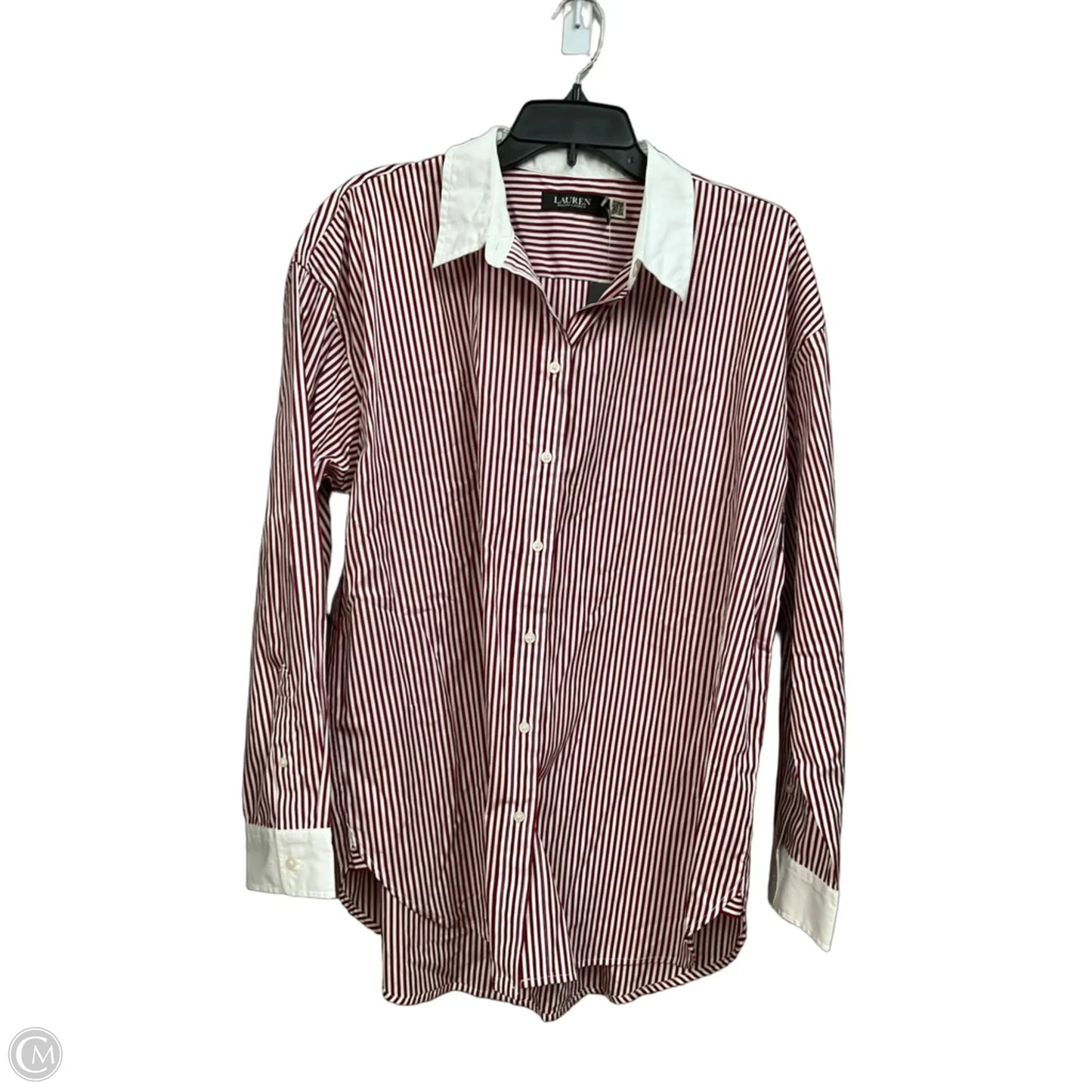 Dress Casual Short By Lauren By Ralph Lauren In Striped Pattern, Size: Xl
