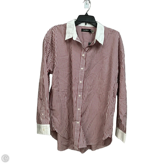 Dress Casual Short By Lauren By Ralph Lauren In Striped Pattern, Size: Xl