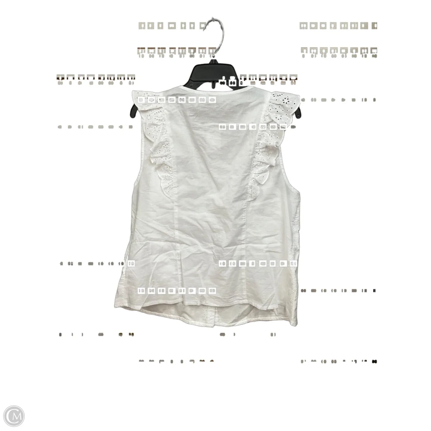 Top Sleeveless By J. Crew In White, Size: Xl