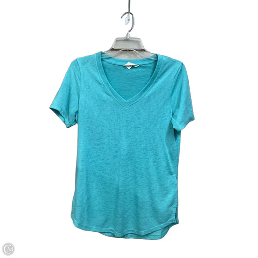 Top Short Sleeve By Athleta In Teal, Size: S