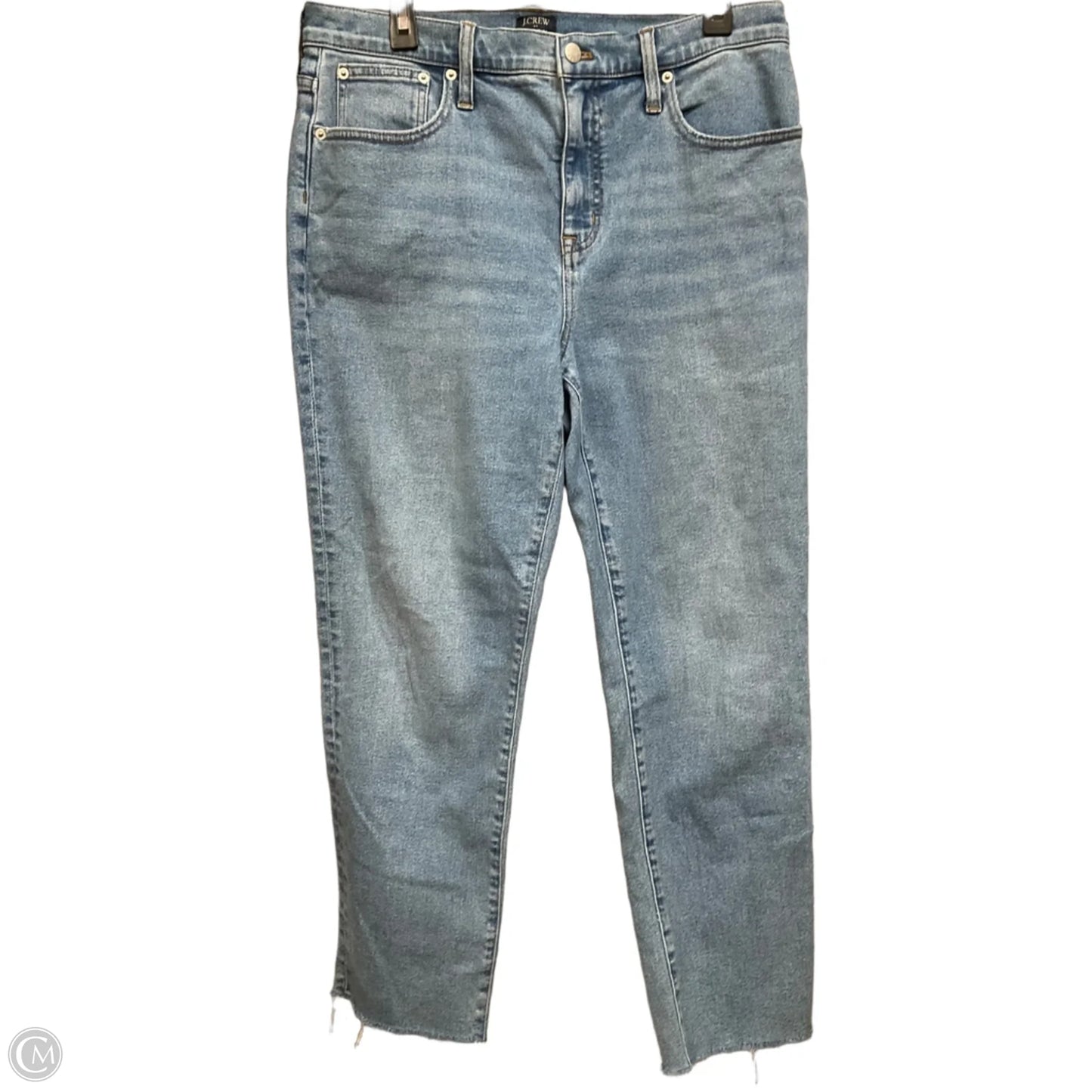 Jeans Straight By J. Crew In Blue Denim, Size: 12