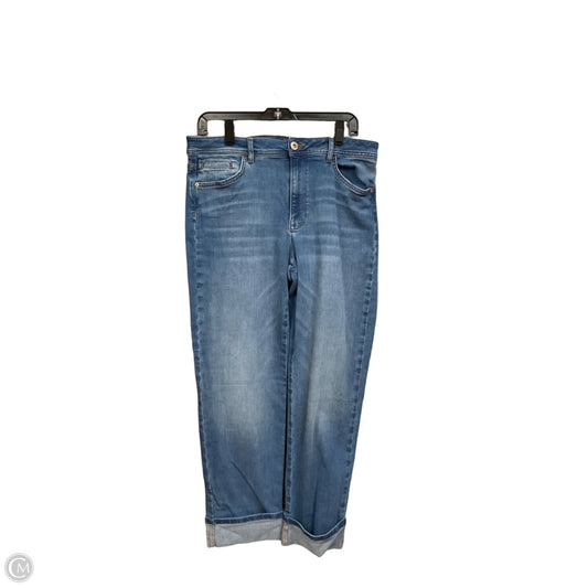 Jeans Straight By J. Jill In Blue Denim, Size: 12
