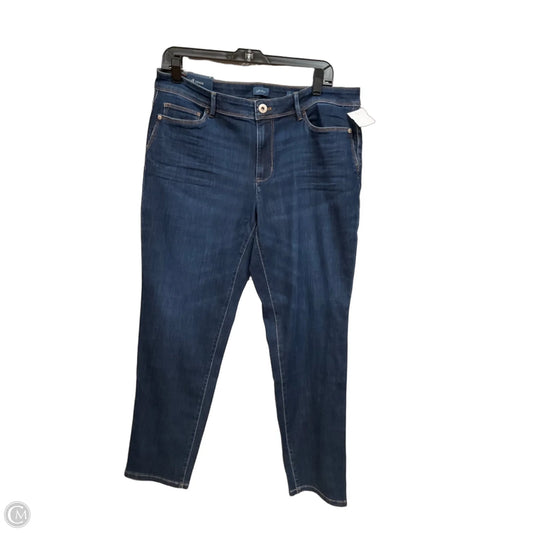 Jeans Skinny By J. Jill In Blue Denim, Size: 12