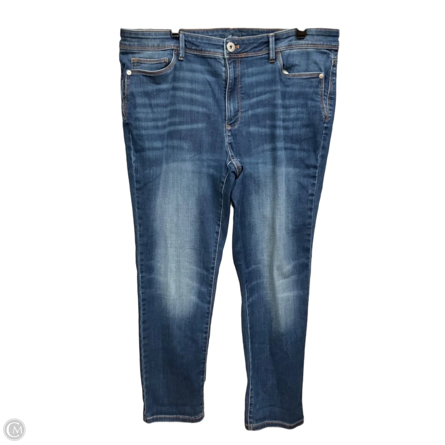 Jeans Skinny By J. Jill In Blue Denim, Size: 14