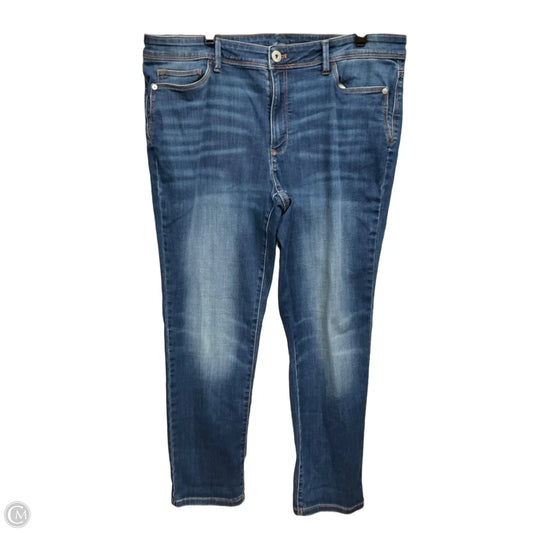 Jeans Skinny By J. Jill In Blue Denim, Size: 14