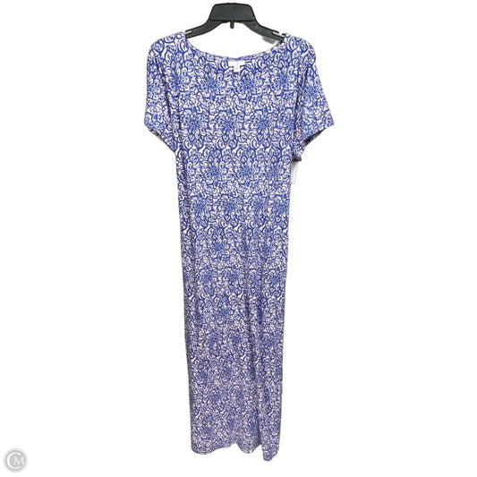 Dress Casual Midi By J. Jill In Floral Print, Size: Xl