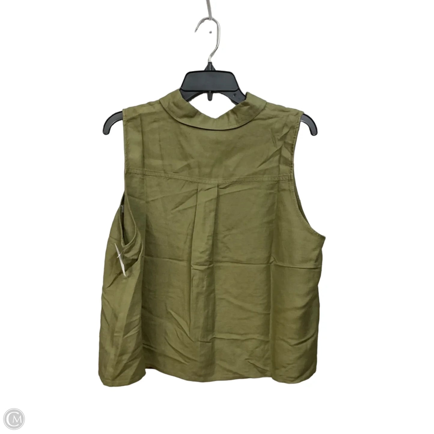 Top Sleeveless By Loft In Green, Size: Xl