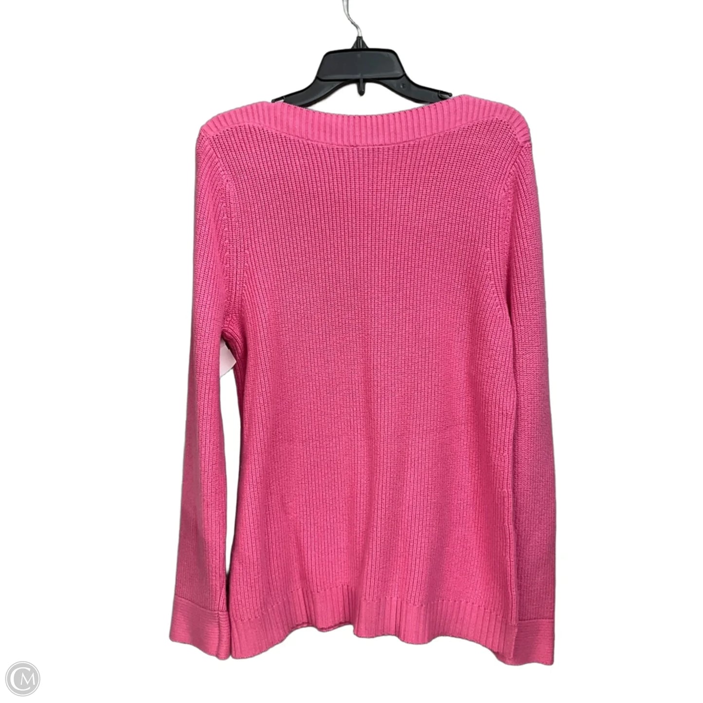 Sweater By Talbots In Pink, Size: Xl